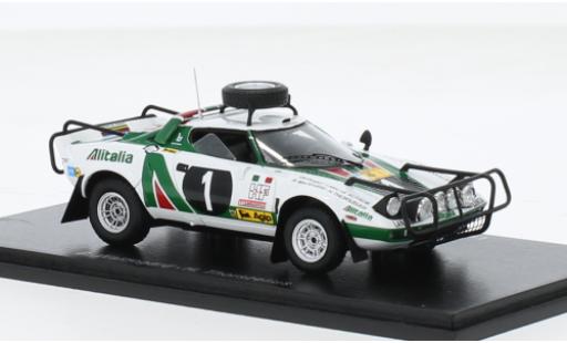 Lancia Stratos 1/43 Spark HF No.1 Alitalia Rallye WM Safari Rallye 1975 1:43 diecast model cars