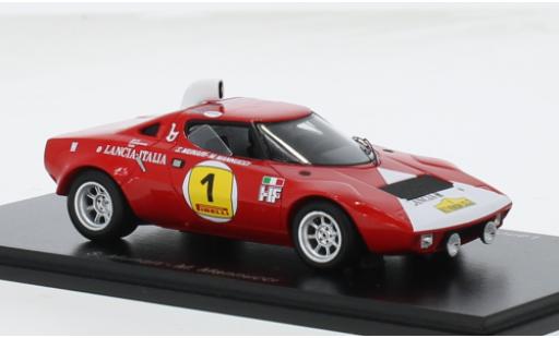 Lancia Stratos 1/43 Spark HF No.1 Rally Costa del Sol 1972 1:43 diecast model cars