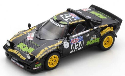 Diecast model cars Lancia Stratos 1/43 Spark HF No.434 Tour de France Auto 1976 B.Saby/F.Conconi Lancia Stratos 1/43 Spark HF No.434 Tour de France Auto 1976 B.Saby/F.Conconi diecast model cars