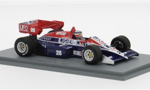 Ligier JS2 1/43 Spark 3 GP Großbritannien 1984 #25 1:43 diecast model cars