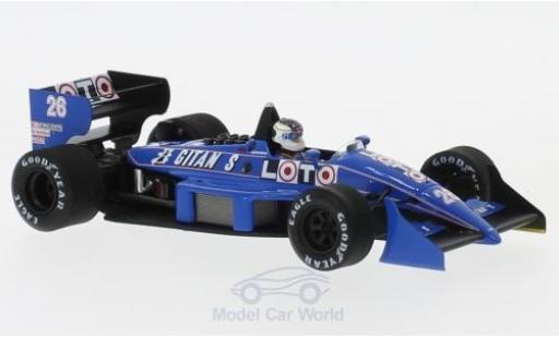 Ligier JS3 1/43 Spark 1 No.26 GP Detroit 1988 S.Johansson diecast model cars