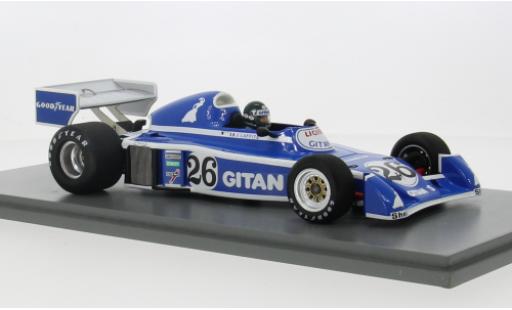 Ligier JS5 1/18 Spark No.26 Gitanes Formel 1 GP Belgien 1976 1:18 diecast model cars