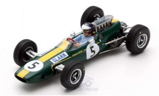 Lotus 33 1/43 Spark No.5 Formel 1 GP Großbritannien 1965 J.Clark diecast model cars