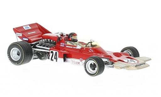 Lotus 72 1/43 Spark C No.24 Gold Leaf Formel 1 GP USA 1970 avec Decals E.Fittipaldi diecast model cars