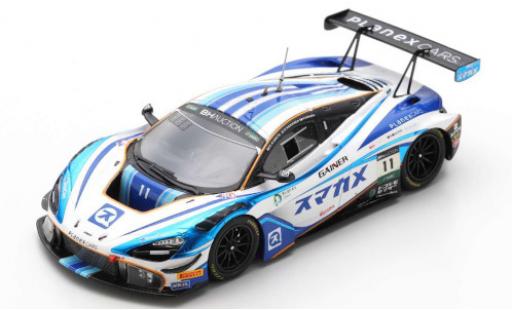 McLaren 720 1/43 Spark S GT3 No.11 Planex Smacam Racing 10H Suzuka 2019 M.Hakkinen/K.Kubota/H.Ishiura diecast model cars
