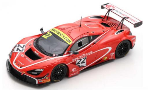 McLaren 720 1/43 Spark S GT3 No.22 Balfe Motorsport British GT Championship 2019 S.Balfe/R.Bell diecast model cars