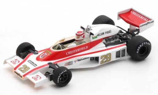 Diecast model cars McLaren M23 1/43 Spark Ford No.29 Liggett Group / B&S Fabrications Chesterfield Formel 1 GP Österreich 1978 N.Piquet McLaren M23 1/43 Spark Ford No.29 Liggett Group / B&S Fabrications Chesterfield Formel 1 GP Österreich 1978 N.Piquet diecast model cars
