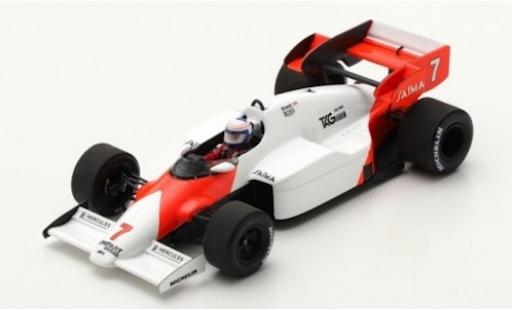 McLaren MP4-12C 1/43 Spark MP4-2 No.7 Formel 1 GP Deutschland 1984 A.Prost diecast model cars