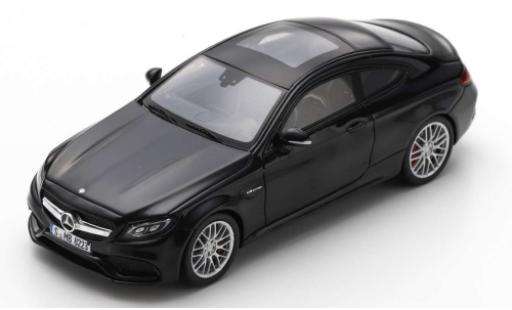 Diecast model cars Mercedes Classe C 1/43 Spark AMG C63 Coupe (C205) black 2018 Mercedes Classe C 1/43 Spark AMG C63 Coupe (C205) black 2018 diecast model cars
