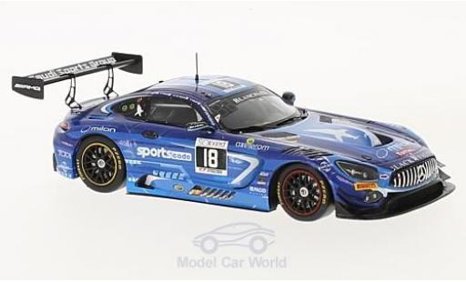 Diecast model cars Mercedes AMG GT 1/43 Spark 3 No.18 Black Falcon 24h Spa 2017 A.Al Faisal/H.Haupt/G.Piana/R.van der Zande Mercedes AMG GT 1/43 Spark 3 No.18 Black Falcon 24h Spa 2017 A.Al Faisal/H.Haupt/G.Piana/R.van der Zande diecast model cars