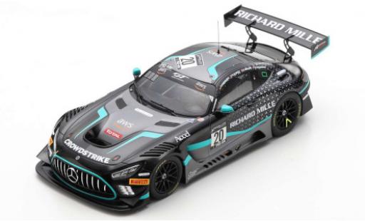Mercedes AMG GT 1/18 Spark 3 No.20 SPS Automotive Performance 24h Spa 2020 G.Kurtz/V.Pierburg/D.Baumann/C.Braun diecast model cars