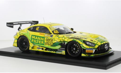 Mercedes AMG GT 1/18 Spark 3 No.48 -AMG Team Landgraf Fia GT World Cup Macau 2023 1:18 diecast model cars