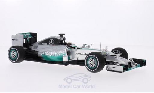 Mercedes F1 1/18 Spark W05 No.44 Petronas Formel 1 GP Großbritannien 2014 inklusive Figur L.Hamilton ohne Vitrine diecast model cars