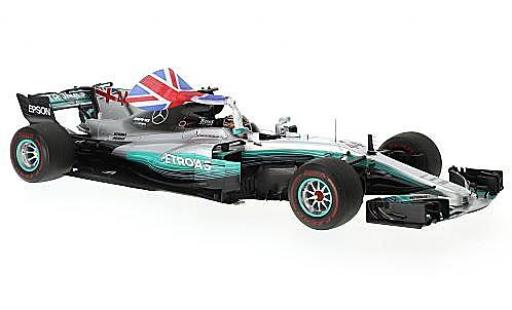 Diecast model cars Mercedes F1 1/18 Spark W08 EQ Power+ No.44 AMG Petronas Team Formel 1 GP Mexico 2017 avec figurine et britische drapeau L.Hamilton Mercedes F1 1/18 Spark W08 EQ Power+ No.44 AMG Petronas Team Formel 1 GP Mexico 2017 avec figurine et britische drapeau L.Hamilton diecast model cars