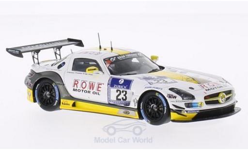 Diecast model cars Mercedes SLS 1/43 Spark AMG GT3 No.23 Rowe Racing 24h Nürburgring 2014 K.Graf/J.Seyffarth/T.Jäger/R.Göransson Mercedes SLS 1/43 Spark AMG GT3 No.23 Rowe Racing 24h Nürburgring 2014 K.Graf/J.Seyffarth/T.Jäger/R.Göransson diecast model cars
