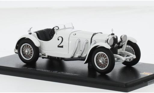 Diecast model cars Mercedes SSK 1/43 Spark No.2 24h Spa 1931 1:43 Mercedes SSK 1/43 Spark No.2 24h Spa 1931 1:43 diecast model cars
