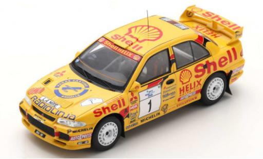 Diecast model cars Mitsubishi Lancer 1/43 Spark Evolution III No.1 S Rallye WM Rallye Finnland 1995 T.Mäkinen/S.Harjanne Mitsubishi Lancer 1/43 Spark Evolution III No.1 S Rallye WM Rallye Finnland 1995 T.Mäkinen/S.Harjanne diecast model cars
