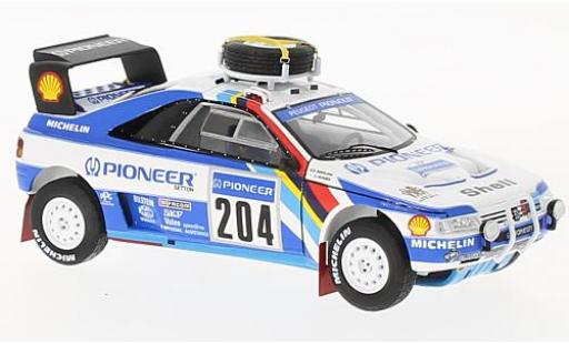 Diecast model cars Peugeot 405 1/43 Spark T16 Grand Raid No.204 Pioneer Rallye Dakar Paris 1988 A.Vatanen/B.Berglund Peugeot 405 1/43 Spark T16 Grand Raid No.204 Pioneer Rallye Dakar Paris 1988 A.Vatanen/B.Berglund diecast model cars