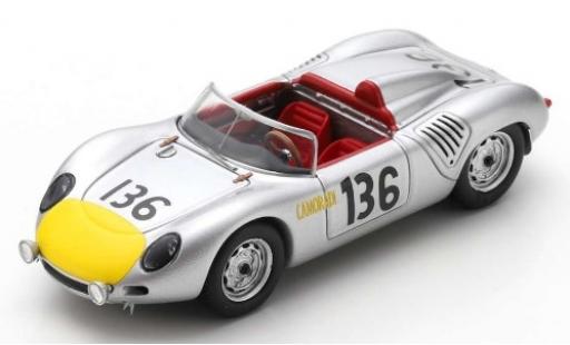Porsche 718 1/43 Spark RS61 No.136 KG Targa Florio 1961 S.Moss/G.Hill diecast model cars
