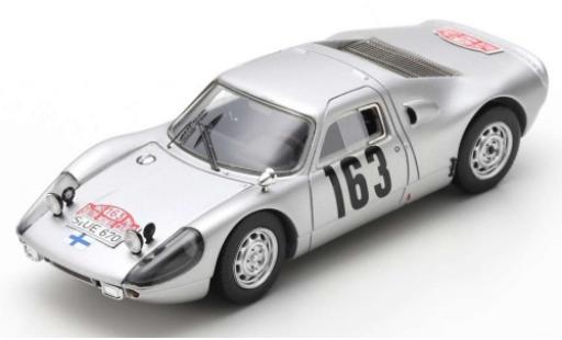Porsche 904 1965 1/43 Spark Carrera GTS No.163 Rallye Monte Carlo 1965 P.Toivonen/A.Järvi diecast model cars