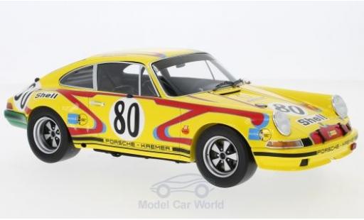 Porsche 911 SC 1/18 Spark 2.5S No.80 Kremer 24h Le Mans 1972 J.Fitzpatrick/E.Kremer diecast model cars