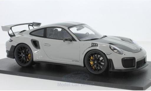 Diecast model cars Porsche 991 GT2 RS 1/18 Spark 911 (.2) GT2 RS grey/carbon 2018 Weissach Package Porsche 991 GT2 RS 1/18 Spark 911 (.2) GT2 RS grey/carbon 2018 Weissach Package diecast model cars
