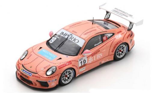 Diecast model cars Porsche 991 GT3 Cup 1/43 Spark 911 () GT3 Cup No.19 Carrera Cup Brasilien 2018 T.Filho/R.Mello Porsche 991 GT3 Cup 1/43 Spark 911 () GT3 Cup No.19 Carrera Cup Brasilien 2018 T.Filho/R.Mello diecast model cars