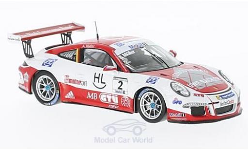 Diecast model cars Porsche 991 GT3 Cup 1/43 Spark 911 () GT3 Cup No.2 Supercup 2016 S.Müller Porsche 991 GT3 Cup 1/43 Spark 911 () GT3 Cup No.2 Supercup 2016 S.Müller diecast model cars
