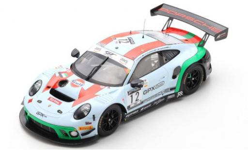 Diecast model cars Porsche 992 GT3 R 1/18 Spark 911 (991) GT3 R No.12 GPX Racing Gulf 24h Spa 2020 M.Campbell/P.Pilet/M.Jaminet Porsche 992 GT3 R 1/18 Spark 911 (991) GT3 R No.12 GPX Racing Gulf 24h Spa 2020 M.Campbell/P.Pilet/M.Jaminet diecast model cars