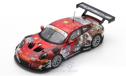 Diecast model cars Porsche 991 GT3 R 1/43 Spark 911 () GT3 R No.910 Herberth Motorsport FIA GT Nations Cup Bahrain 2018 Team China L.Chao/Y.Hongli Porsche 991 GT3 R 1/43 Spark 911 () GT3 R No.910 Herberth Motorsport FIA GT Nations Cup Bahrain 2018 Team China L.Chao/Y.Hongli diecast model cars