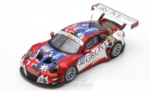 Diecast model cars Porsche 991 GT3 R 1/43 Spark 911 () GT3 R No.911 Herberth Motorsport FIA GT Nations Cup Bahrain 2018 Team Australia S.Grove/B.Grove Porsche 991 GT3 R 1/43 Spark 911 () GT3 R No.911 Herberth Motorsport FIA GT Nations Cup Bahrain 2018 Team Australia S.Grove/B.Grove diecast model cars
