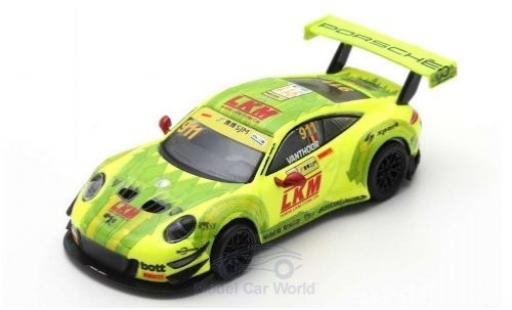 Diecast model cars Porsche 991 GT3 R 1/64 Spark 911 () GT3 R No.911 Manthey-Racing Fia GT World Cup Macau 2018 L.Vanthoor Porsche 991 GT3 R 1/64 Spark 911 () GT3 R No.911 Manthey-Racing Fia GT World Cup Macau 2018 L.Vanthoor diecast model cars