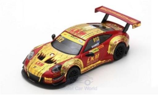 Diecast model cars Porsche 991 GT3 R 1/64 Spark 911 () GT3 R No.912 Manthey-Racing Fia GT World Cup Macau 2018 E.Bamber Porsche 991 GT3 R 1/64 Spark 911 () GT3 R No.912 Manthey-Racing Fia GT World Cup Macau 2018 E.Bamber diecast model cars