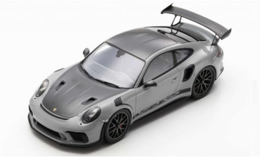 Porsche 991 GT3 RS 1/12 Spark 911 () GT3 RS Weissach Package grey/matt-black 2018 diecast model cars