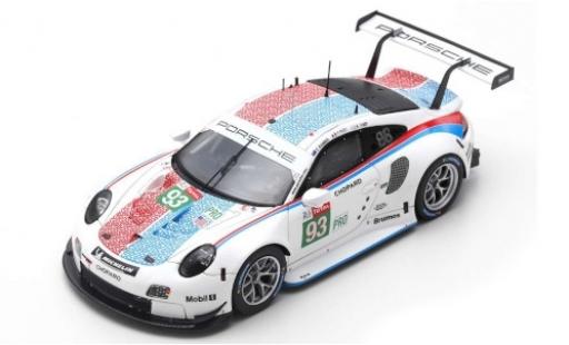 Diecast model cars Porsche 992 RSR 1/87 Spark 911 (991) RSR GTE No.93 GT Team LMGTE Pro 24h Le Mans 2019 P.Pilet/E.Bamber/N.Tandy Porsche 992 RSR 1/87 Spark 911 (991) RSR GTE No.93 GT Team LMGTE Pro 24h Le Mans 2019 P.Pilet/E.Bamber/N.Tandy diecast model cars