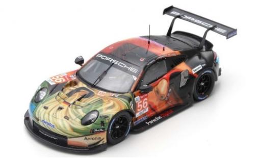 Diecast model cars Porsche 992 RSR 1/87 Spark 911 (991) RSR No.56 Team Project 1 LMGTE AM 24h Le Mans 2019 J.Bergmeister/P. Lindsey/E.Perfetti Porsche 992 RSR 1/87 Spark 911 (991) RSR No.56 Team Project 1 LMGTE AM 24h Le Mans 2019 J.Bergmeister/P. Lindsey/E.Perfetti diecast model cars
