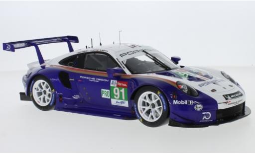 Diecast model cars Porsche 991 RSR 1/18 Spark 911 () RSR No.91 GT Team 24h Le Mans 2018 R.Lietz/G.Bruni/F.Makowiecki Porsche 991 RSR 1/18 Spark 911 () RSR No.91 GT Team 24h Le Mans 2018 R.Lietz/G.Bruni/F.Makowiecki diecast model cars
