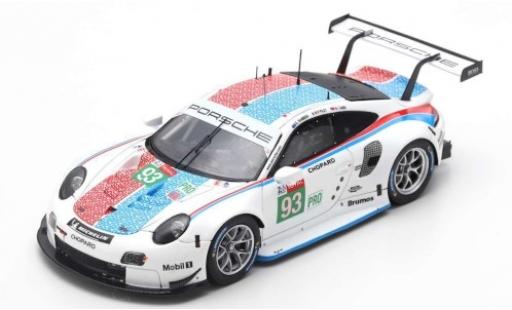 Diecast model cars Porsche 992 RSR 1/18 Spark 911 (991) RSR No.93 GT Team 24h Le Mans 2019 P.Pilet/E.Bamber/N.Tandy Porsche 992 RSR 1/18 Spark 911 (991) RSR No.93 GT Team 24h Le Mans 2019 P.Pilet/E.Bamber/N.Tandy diecast model cars