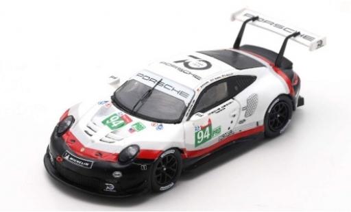 Diecast model cars Porsche 991 RSR 1/64 Spark 911 () RSR No.94 GT Team 24h Le Mans 2018 R.Dumas/T.Bernhard/S.Müller Porsche 991 RSR 1/64 Spark 911 () RSR No.94 GT Team 24h Le Mans 2018 R.Dumas/T.Bernhard/S.Müller diecast model cars