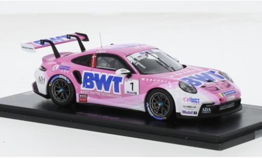Porsche 992 GT3 1/43 Spark 911  Cup No.1 Supercup 2023 1:43 diecast model cars