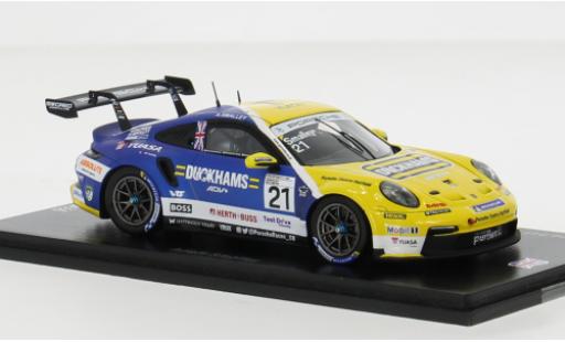 Porsche 992 GT3 1/43 Spark 911  Cup No.21 Carrera Cup Great Britain 2023 1:43 diecast model cars