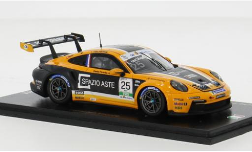 Diecast model cars Porsche 992 GT3 1/43 Spark 911  Cup No.25 Carrera Cup Italia 2023 1:43 Porsche 992 GT3 1/43 Spark 911  Cup No.25 Carrera Cup Italia 2023 1:43 diecast model cars