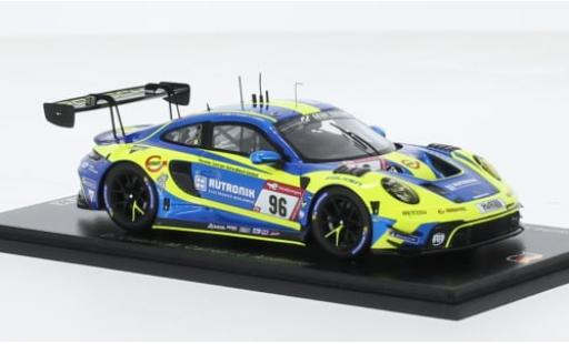 Diecast model cars Porsche 992 GT3 R 1/43 Spark 911  No.96 Rutronik Racing 24h Nürburgring 2023 1:43 Porsche 992 GT3 R 1/43 Spark 911  No.96 Rutronik Racing 24h Nürburgring 2023 1:43 diecast model cars