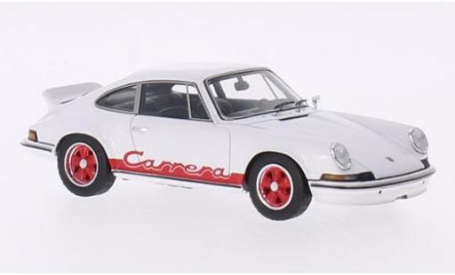 Diecast model cars Porsche 911 1/43 Spark Carrera RS 2.7 white/red 1973 véhicule de présentation Porsche 911 1/43 Spark Carrera RS 2.7 white/red 1973 véhicule de présentation diecast model cars