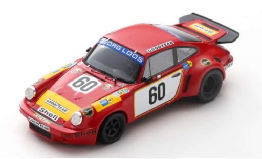 Diecast model cars Porsche 930 RSR 1/43 Spark 911 Carrera RSR 3.0 No.60 Georg Loos 24h Le Mans 1975 T.Hezemans/M.Schurti Porsche 930 RSR 1/43 Spark 911 Carrera RSR 3.0 No.60 Georg Loos 24h Le Mans 1975 T.Hezemans/M.Schurti diecast model cars