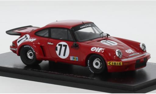 Diecast model cars Porsche 930 RSR 1/43 Spark 911 Carrera RSR 3.0 No.77 Team Tom Waugh elf (F) 24h Le Mans 1976 T.Waugh/J.Rulon-Miller/J-P.Laffeach Porsche 930 RSR 1/43 Spark 911 Carrera RSR 3.0 No.77 Team Tom Waugh elf (F) 24h Le Mans 1976 T.Waugh/J.Rulon-Miller/J-P.Laffeach diecast model cars