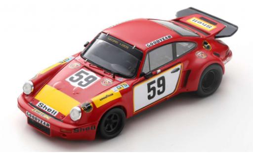 Diecast model cars Porsche 930 RSR 1/43 Spark 911 Carrera RSR No.59 Gelo Racing Team 24h Le Mans 1975 T.Schenken/H.Ganley Porsche 930 RSR 1/43 Spark 911 Carrera RSR No.59 Gelo Racing Team 24h Le Mans 1975 T.Schenken/H.Ganley diecast model cars