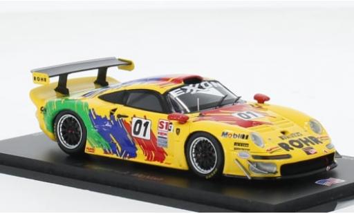 Diecast model cars Porsche 996 GT1 1/43 Spark 911 No.01 Rohr Motorsport Las Vegas 1997 1:43 Porsche 996 GT1 1/43 Spark 911 No.01 Rohr Motorsport Las Vegas 1997 1:43 diecast model cars