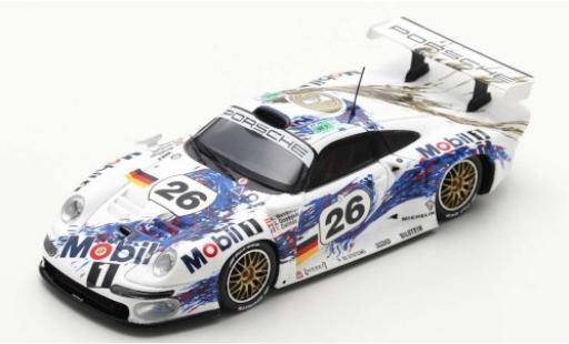 Diecast model cars Porsche 993 1/43 Spark 911 GT1 No.26 AG Mobil 1 24h Le Mans 1996 Y.Dalmas/K.Wendlinger/S.Goodyear Porsche 993 1/43 Spark 911 GT1 No.26 AG Mobil 1 24h Le Mans 1996 Y.Dalmas/K.Wendlinger/S.Goodyear diecast model cars