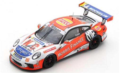 Diecast model cars Porsche 991 GT3 Cup 1/43 Spark 911 GT3 Cup () No.7 Carrera Cup Australia 2018 J.Evans Porsche 991 GT3 Cup 1/43 Spark 911 GT3 Cup () No.7 Carrera Cup Australia 2018 J.Evans diecast model cars